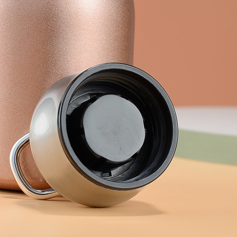 Bouchon en acier inoxydable avec joint étanche en silicone, compatible gourde isotherme 350 ml